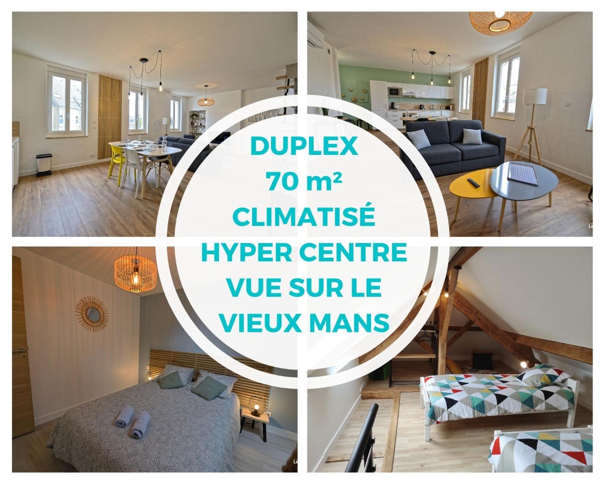 Duplex Appartement 70M2 Atypique Au Coeur Du Mans Le Mans Luaran gambar